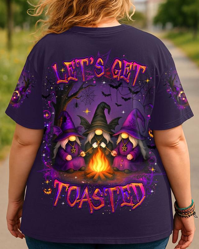 LET'S GET TOASTED HALLOWEEN ALL OVER PRINT