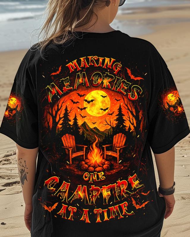MAKING MEMORIES ONE CAMPFIRE AT A TIME HALLOWEEN ALL OVER PRINT Shirt