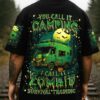 ZOMBIE SURVIVAL TRAINING HALLOWEEN ALL OVER PRINT T-Shirt